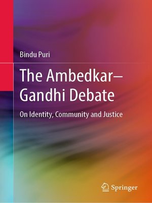 cover image of The Ambedkar–Gandhi Debate